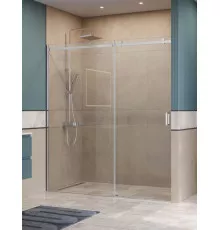 Душевая дверь в нишу BelBagno SOFT_CLOSE-2-BF-1-180-C-Cr профиль хром, стекло прозрачное