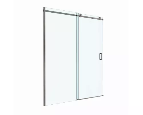 Душевая дверь в нишу BelBagno SOFT_CLOSE-2-BF-1-150-C-GM профиль оружейная сталь, стекло прозрачное