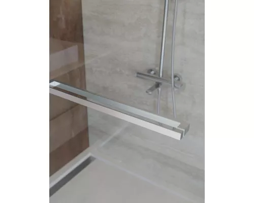 Душевая дверь CEZARES LUX-B-FS-11-130-C-CR, 130 см, профиль хром глянцевый, стекло прозрачное