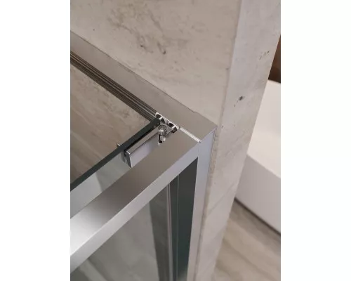 Душевая дверь CEZARES LUX-B-FS-1-80-C-CR, 80 см, профиль глянцевый хром, стекло прозрачное