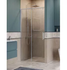 Душевая дверь в нишу BelBagno SOFT_CLOSE-1-BF-1-110-C-Cr профиль хром, стекло прозрачное