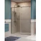 Душевая дверь в нишу BelBagno SOFT_CLOSE-1-BF-1-160-C-GM профиль оружейная сталь, стекло прозрачное