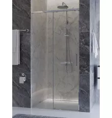 Душевая дверь CEZARES PLANE-BF-1-100-C-CR, 100х195, профиль хром, стекло прозрачное