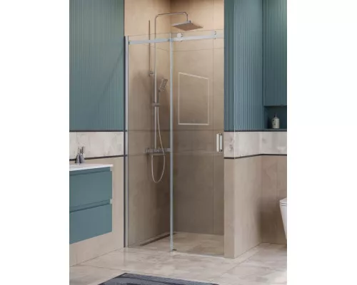 Душевая дверь в нишу BelBagno SOFT_CLOSE-2-BF-1-100-C-Cr профиль хром, стекло прозрачное