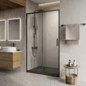 Душевая дверь в нишу BelBagno LUCE-BF-1-120-C-NERO Душевая дверь в нишу BelBagno LUCE-BF-1-120-C-NERO