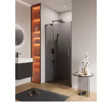 Душевая дверь в нишу CEZARES SLIDER-B-1-100/110-GRIGIO-GM