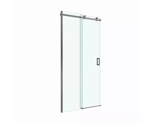 Душевая дверь в нишу BelBagno SOFT_CLOSE-2-BF-1-100-C-GM профиль оружейная сталь, стекло прозрачное
