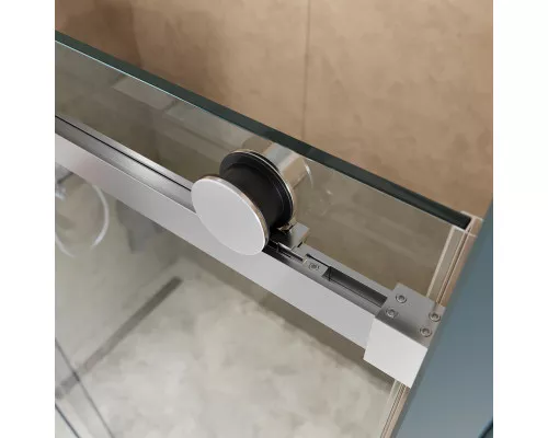 Душевая дверь в нишу BelBagno SOFT_CLOSE-2-BF-1-100-C-Cr профиль хром, стекло прозрачное