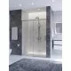 Душевая дверь CEZARES PLANE-BF-1-130-C-IN, 130х195, профиль сатин, стекло прозрачное