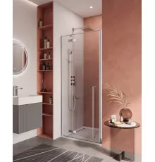 Душевая дверь в нишу CEZARES LINER-B-12-100-C-Cr-L левая