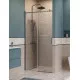Душевая дверь в нишу BelBagno SOFT_CLOSE-2-BF-1-100-C-GM профиль оружейная сталь, стекло прозрачное