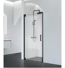 Душевая дверь в нишу BelBagno MARMI-B-1-90-C-NERO