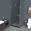 Душевая дверь в нишу BelBagno UNO-B-2-100-C-Cr