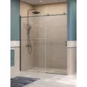 Душевая дверь в нишу BelBagno SOFT_CLOSE-2-BF-1-180-C-GM профиль оружейная сталь, стекло прозрачное