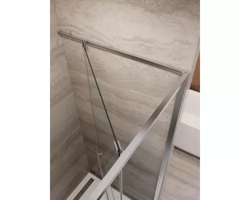 Душевая дверь CEZARES LUX-B-FS-1-70-C-CR, 70 см, профиль хром глянцевый, стекло прозрачное