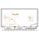 Душевая дверь в нишу CEZARES ELENA-W-BS-13-40+40/40-C-Cr