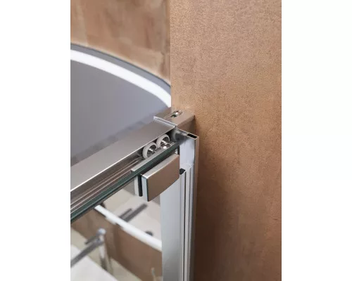 Душевая дверь CEZARES LUX-B-FS-1-80-C-CR, 80 см, профиль глянцевый хром, стекло прозрачное