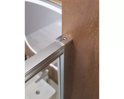 Душевая дверь CEZARES LUX-B-FS-11-100-C-CR, 100 см, профиль хром глянцевый, стекло прозрачное