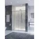 Душевая дверь CEZARES PLANE-BF-1-130-C-CR, 130х195, профиль хром глянцевый, стекло прозрачное