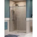 Душевая дверь в нишу BelBagno SOFT_CLOSE-2-BF-1-140-C-GM профиль оружейная сталь, стекло прозрачное