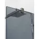 Душевая перегородка CEZARES LIBERTA-L-1-90-120-GR-Cr кронштейн 120см