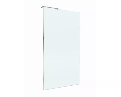 Душевая перегородка BelBagno UNO-L-1-TB-100-C-Cr, 100 см, профиль хром, стекло прозрачное