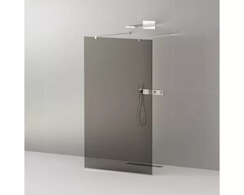 Душевая перегородка CEZARES LIBERTA-L-2-110-120-GR-Cr кронштейн 120 см