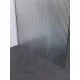 Душевая перегородка BelBagno UNO-L-1-TB-100-FL-Cr, 100 см, профиль хром, стекло рифленое FLUTTO