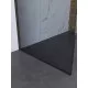 Душевая перегородка BelBagno UNO-L-1-TB-90-GR-GM, 90 см, профиль оружейная сталь, стекло серое