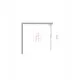 Душевая перегородка BelBagno UNO-L-1-TB-90-GR-Cr, 90 см, профиль хром, стекло серое