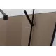 Душевая перегородка CEZARES LIBERTA-L-1-100-120-BR-NERO кронштейн 120см