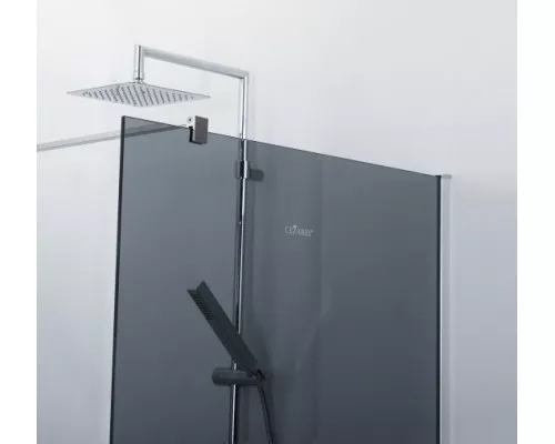 Душевая перегородка CEZARES LIBERTA-L-1-90-120-GR-Cr кронштейн 120см