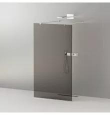 Душевая перегородка CEZARES LIBERTA-L-2-100-120-GR-Cr кронштейн 120 см