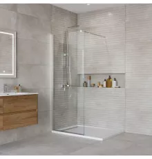 Душевая перегородка BelBagno KRAFT-L-1-70-C-Cr
