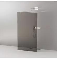 Душевая перегородка CEZARES LIBERTA-L-2-80-120-GR-Cr кронштейн 120 см