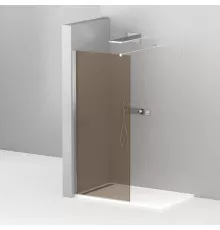 Душевая перегородка CEZARES LIBERTA-L-1-90-120-BR-Cr кронштейн 120см