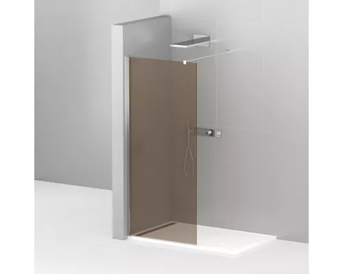 Душевая перегородка CEZARES LIBERTA-L-1-90-120-BR-Cr кронштейн 120см