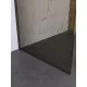Душевая перегородка BelBagno UNO-L-1-TB-90-BR-GM, 90 см, профиль оружейная сталь, стекло бронза