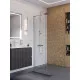 Душевая перегородка BelBagno UNO-L-1-TB-70-C-Cr. 70 см, профиль хром, стекло прозрачное