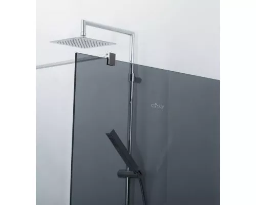 Душевая перегородка CEZARES LIBERTA-L-2-110-120-GR-Cr кронштейн 120 см