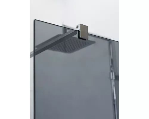 Душевая перегородка CEZARES LIBERTA-L-1-80-120-GR-Cr кронштейн 120см