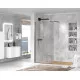 Душевая перегородка CEZARES LIBERTA-L-1-100-120-GR-NERO кронштейн 120см
