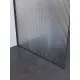Душевая перегородка BelBagno UNO-L-1-TB-100-FL-GM, 100 см, профиль оружейная сталь, стекло рифленое FLUTTO