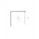 Душевая перегородка BelBagno UNO-L-1-TB-90-BR-GM, 90 см, профиль оружейная сталь, стекло бронза