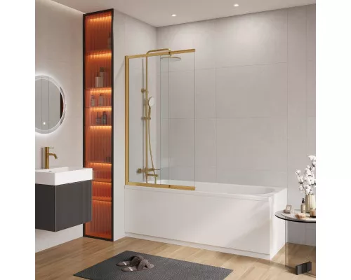 Шторка на ванну CEZARES SLIDER-VF-11-90/150-C-BORO