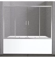 Шторка на ванну BelBagno UNIQUE-VF-2-150/180-140-C-Cr