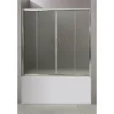 Шторка на ванну BelBagno UNO-VF-2-170/145-P-Cr