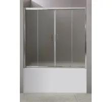 Шторка на ванну BelBagno UNO-VF-2-170/145-P-Cr