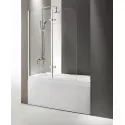 Шторка на ванну CEZARES ECO-O-V-21-120/140-C-Cr