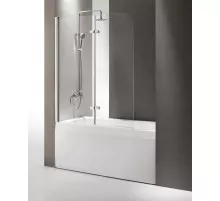 Шторка на ванну CEZARES ECO-O-V-21-120/140-C-Cr